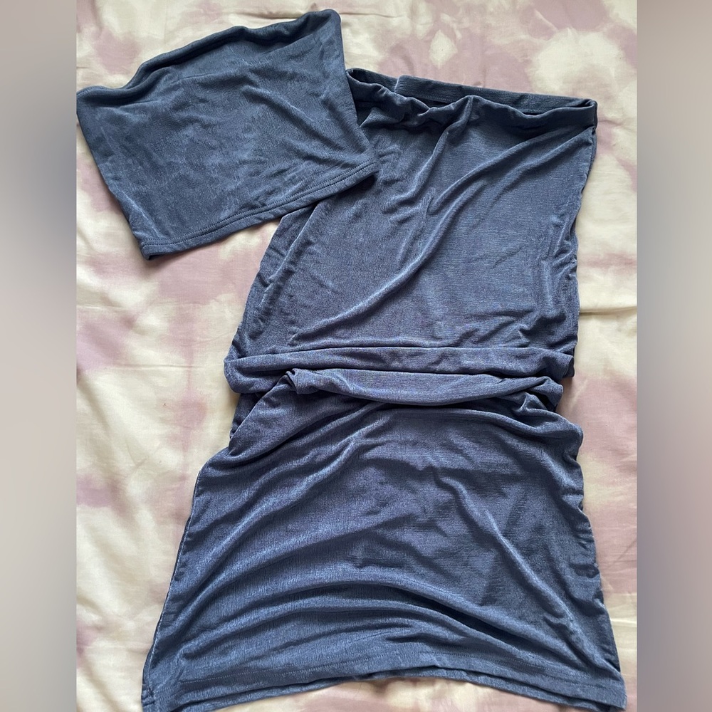 Shein Tube Top and Maxi Skirt Set
